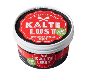 Kalte Lust Madiswiler Erdbeere Sorbet