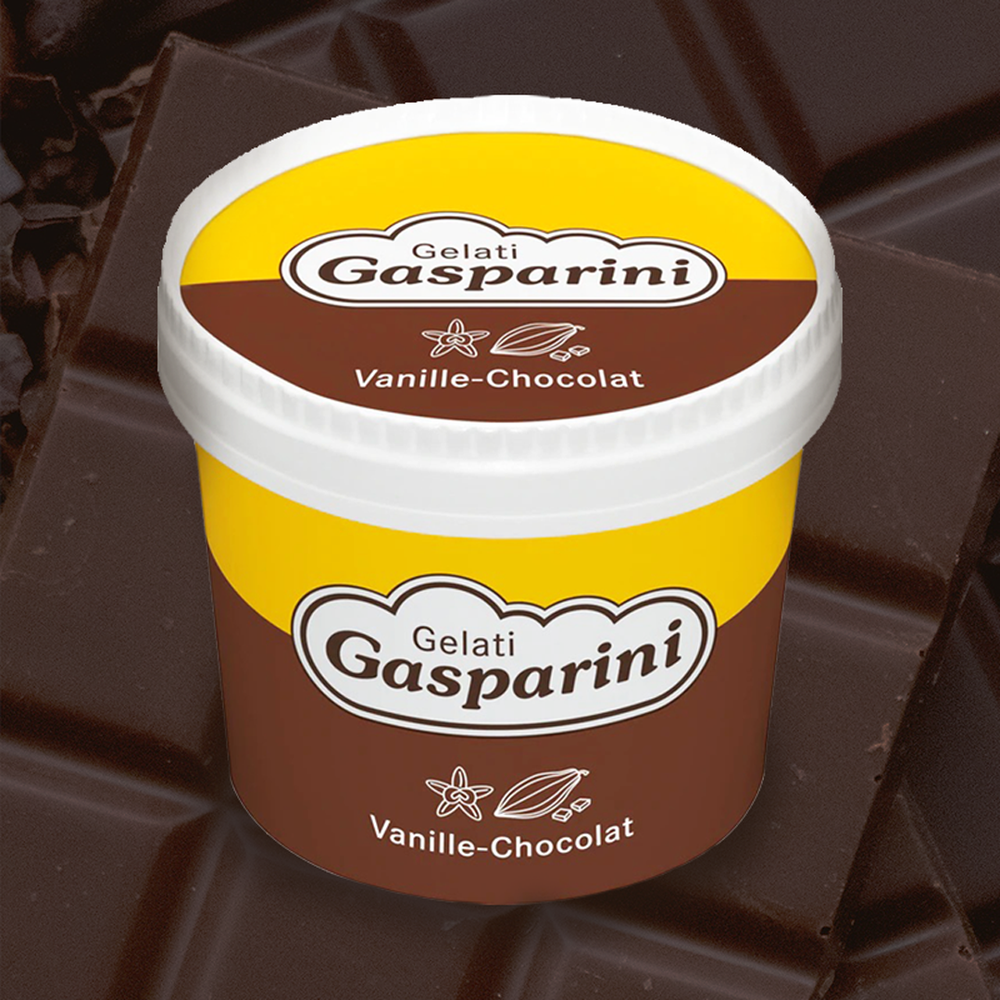 Gasparini Vanille-Chocolat Becher